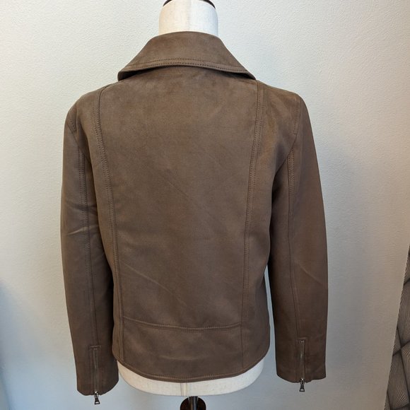 Ann Taylor Faux Suede Moto Jacket - Picture 11 of 13